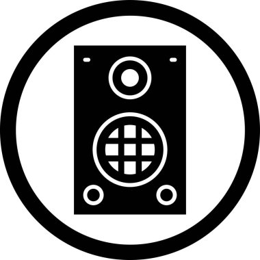 hoparlör vektör illüstrasyonu