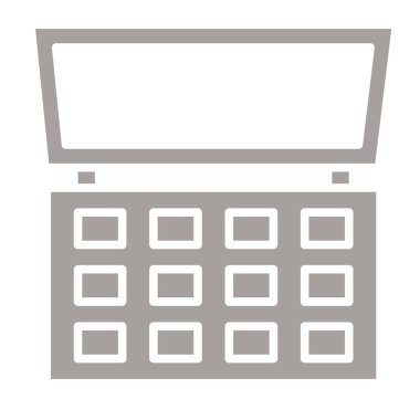 hesap makinesi düz vektör simgesi