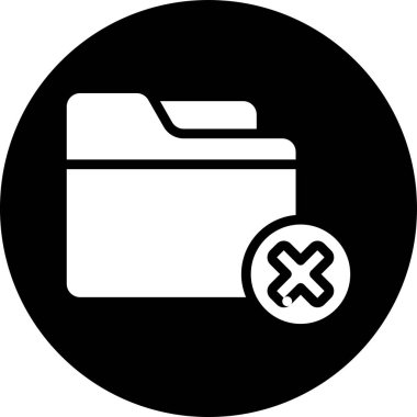 dosya dizini düz vektör simgesi beyaz arkaplanda izole edildi