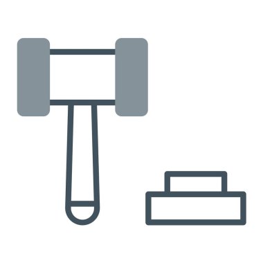 ağırlık kaldırma izole edilmiş ikon vektör çizimi tasarımı