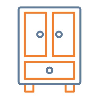 kapı vektörü ince çizgi simgesi