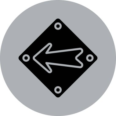 ok simgesi, vektör illüstrasyonu