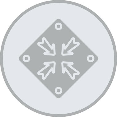 ok yönü simgesi ana hat biçiminde