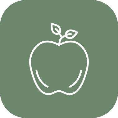 Vektör yiyecek ve sağlık simgesi