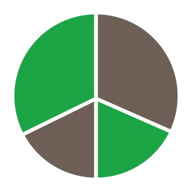 Diyagram grafik vektör simgesi