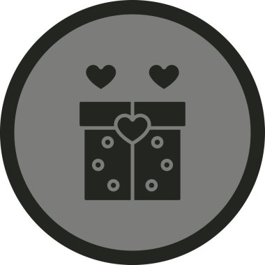 Bir hediye kutusunun vektör illüstrasyonu