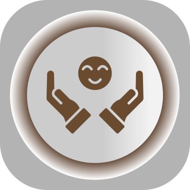 Bir kadın simgesinin vektör illüstrasyonu