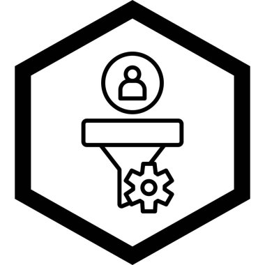 seo modern simgesinin vektör illüstrasyonu