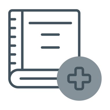 tıbbi ve sağlık renkli vektör simgesi.