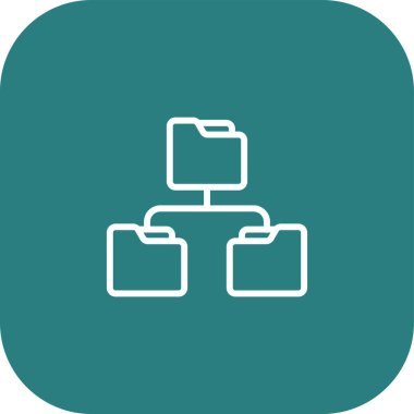 Dosya simgesinin vektör illüstrasyonu