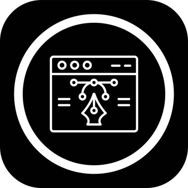 seo modern simgesinin vektör illüstrasyonu