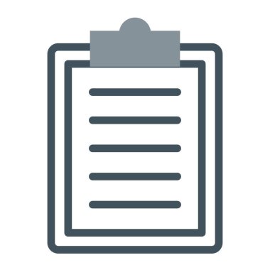 Belge simgesinin vektör illüstrasyonu