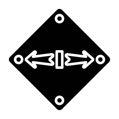 Ok. Web simgesi basit illüstrasyon