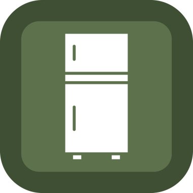 Buzdolabı simgesinin vektör çizimi, buzdolabı, buzdolabı