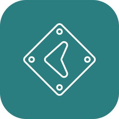 güzel ok sol çizgi vektör simgeleri