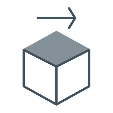 küp küp vektör çizgisi simgesi, imza, illüstrasyon, arkaplan, düzenlenebilir vuruşlar