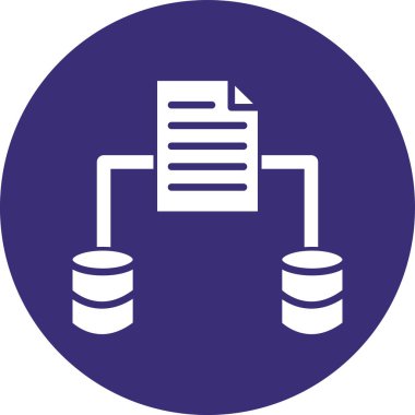 veri veritabanı vektörü simgesi