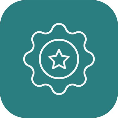 eşsiz ayar vektör çizgisi simgesi