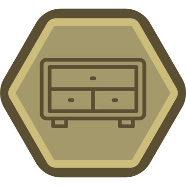 Tek bir izole arabanın vektör çizimi