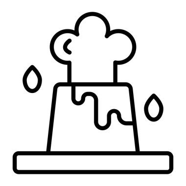 yağmur damlaları vektör simgesi