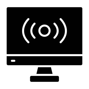 seo modern simgesinin vektör illüstrasyonu