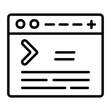 Web tasarım ikonu vektör illüstrasyonu