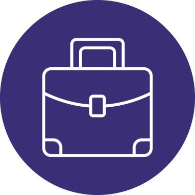 bavul ikonu vektör illüstrasyonu