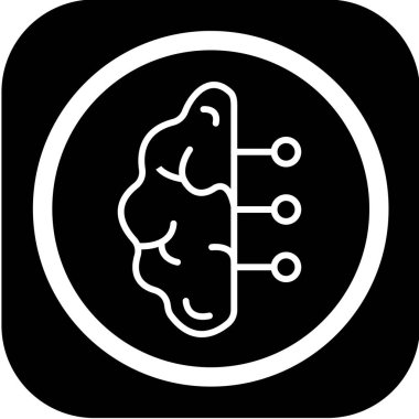 Modern bir simgenin vektör illüstrasyonu