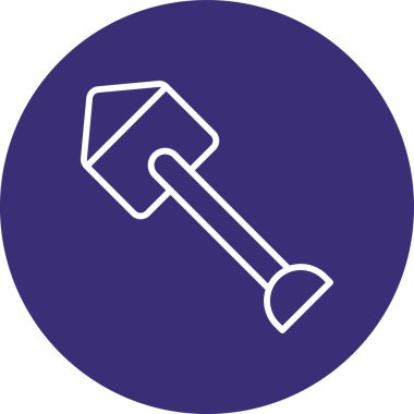 Çekiç. Web simgesi basit illüstrasyon