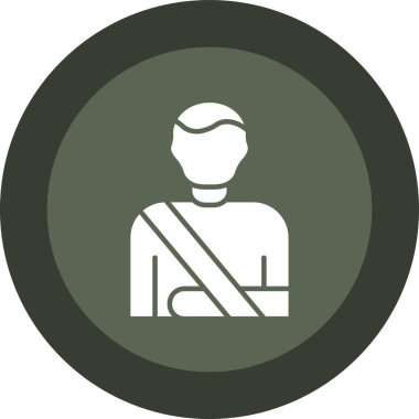 Yol simgesi, vektör illüstrasyonu