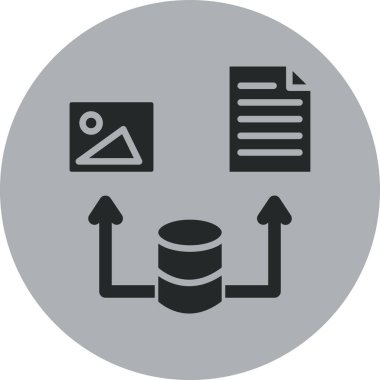 dosya biçimi simgesi, vektör illüstrasyonu