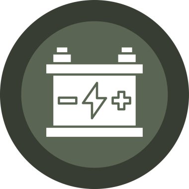 pil simgesi, vektör illüstrasyonu