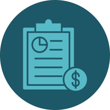 Beyaz arkaplanda iş ve ofis simgesi vektörü.