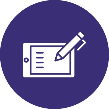 Belge simgesinin vektör illüstrasyonu