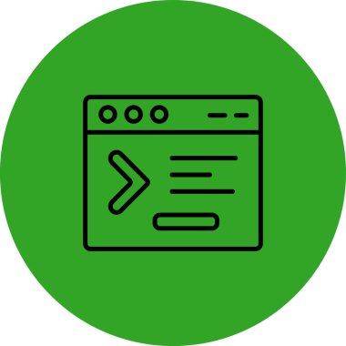 seo modern simgesinin vektör illüstrasyonu