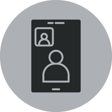 akıllı telefon simgesi vektör illüstrasyonu