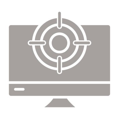 izleyici ikon vektör illüstrasyonu