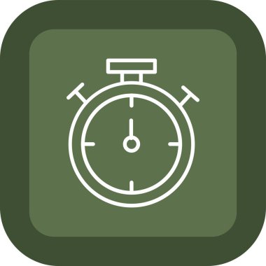 Saat simgesi, vektör illüstrasyonu