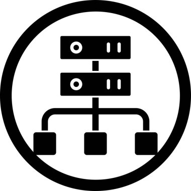 ağ paylaşım simgesi çizimi