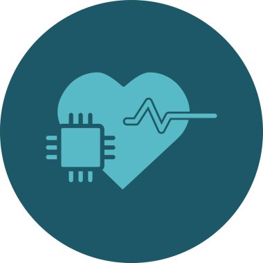 vektör kalp simgesi, vektör illüstrasyonu