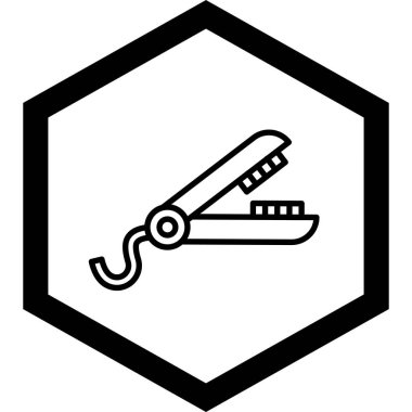 Bir matkabın vektör illüstrasyonu