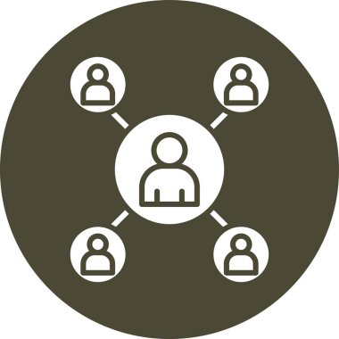 şebeke. Web simgesi basit illüstrasyon