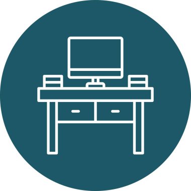 bilgisayar simgesi vektör illüstrasyonu