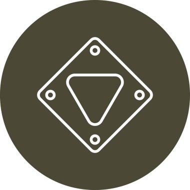 Pusula simgesinin vektör illüstrasyonu