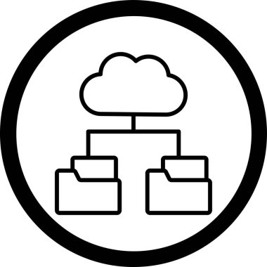 Bulut deposu. Basit tasarım