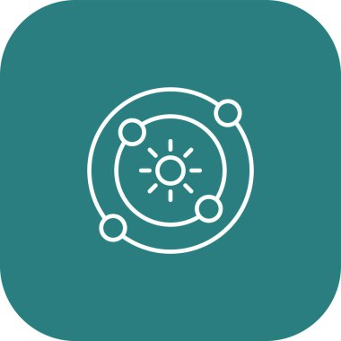 Vektör güneş simgesi, illüstrasyon, vektör illüstrasyonu