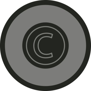 Sikke Simgesi vektör illüstrasyonu