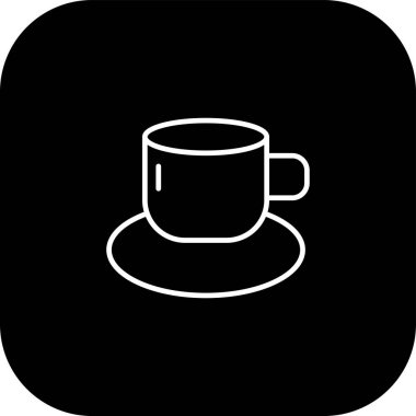 Kişisel ve ticari kullanım için saydam arkaplanda izole edilmiş çay içeceği vektör simgesi