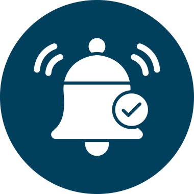 Çan simgesi vektör illüstrasyonu