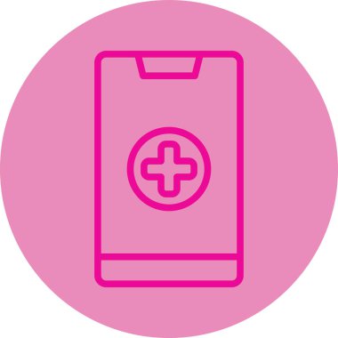 Kişisel ve ticari kullanım için akıllı telefon vektör simgesi simgesi vektör çizimi..